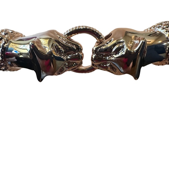 MILOR ITALY Vintage Blue Enamel Panther Bracelet - Picture 4 of 5